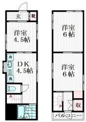 小田2丁目貸家の物件間取画像